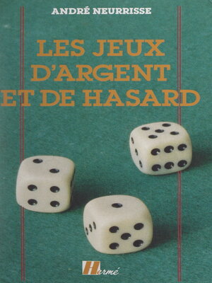 cover image of Les jeux d'argent et de hasard